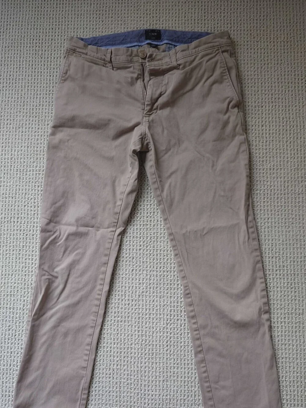 J Crew Men Khaki Pants 484 Slim 30x30